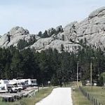 mountain and RV's