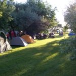 Tents at campground
