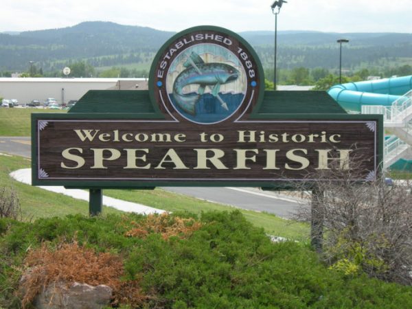 Spearfish Welcome Sign